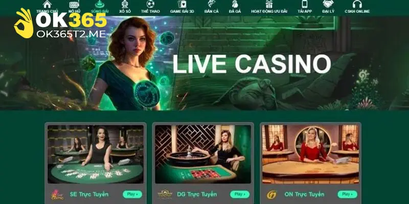 Casino online của OK365 với tỷ lệ hoàn trả rtp cực cao