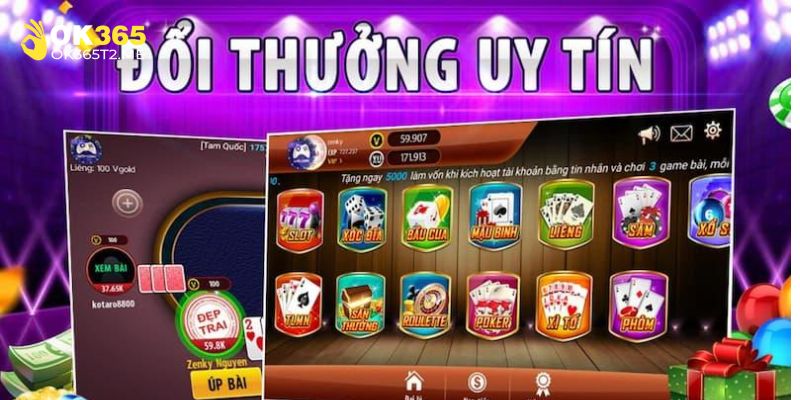 Thiết lập từng giai đoạn tham gia game bài trên nền tảng ok365